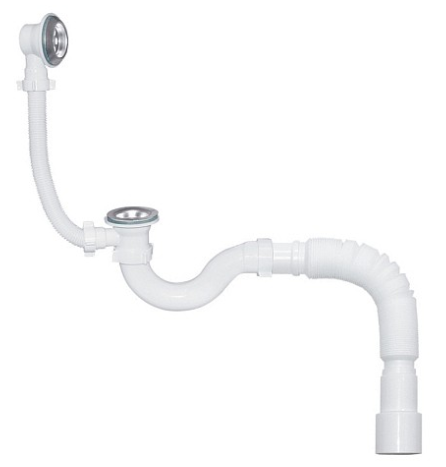 картинка Ванна Marka One Convey 150x75 L с ножками и слив-переливом 