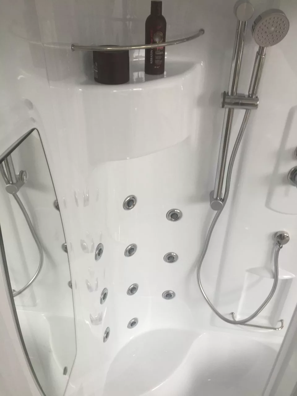 картинка Душевая кабина Royal Bath 90NRW-T-CH (прозрачное) 90x90x217 