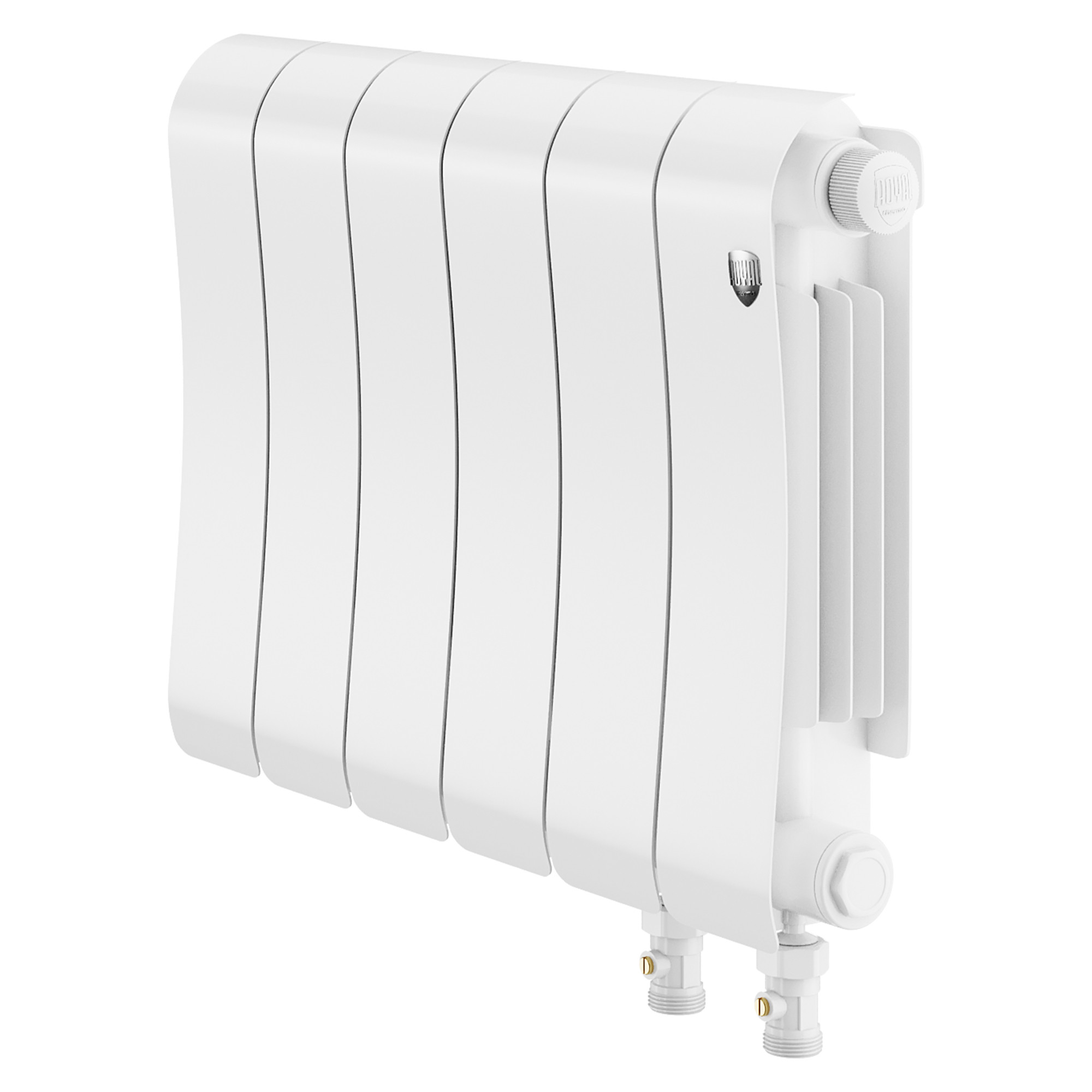 картинка Радиатор биметаллический Royal Thermo Infinity 300 Bianco Traffico VR80 6 секций 