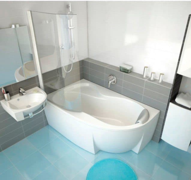 картинка Акриловая ванна Ravak Rosa II L 170 см с ножками CY55000000 