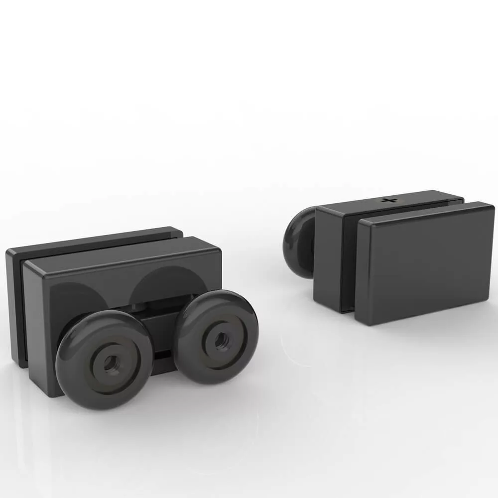 фото Душевой уголок Black&White S872 Black 90х90х195 
