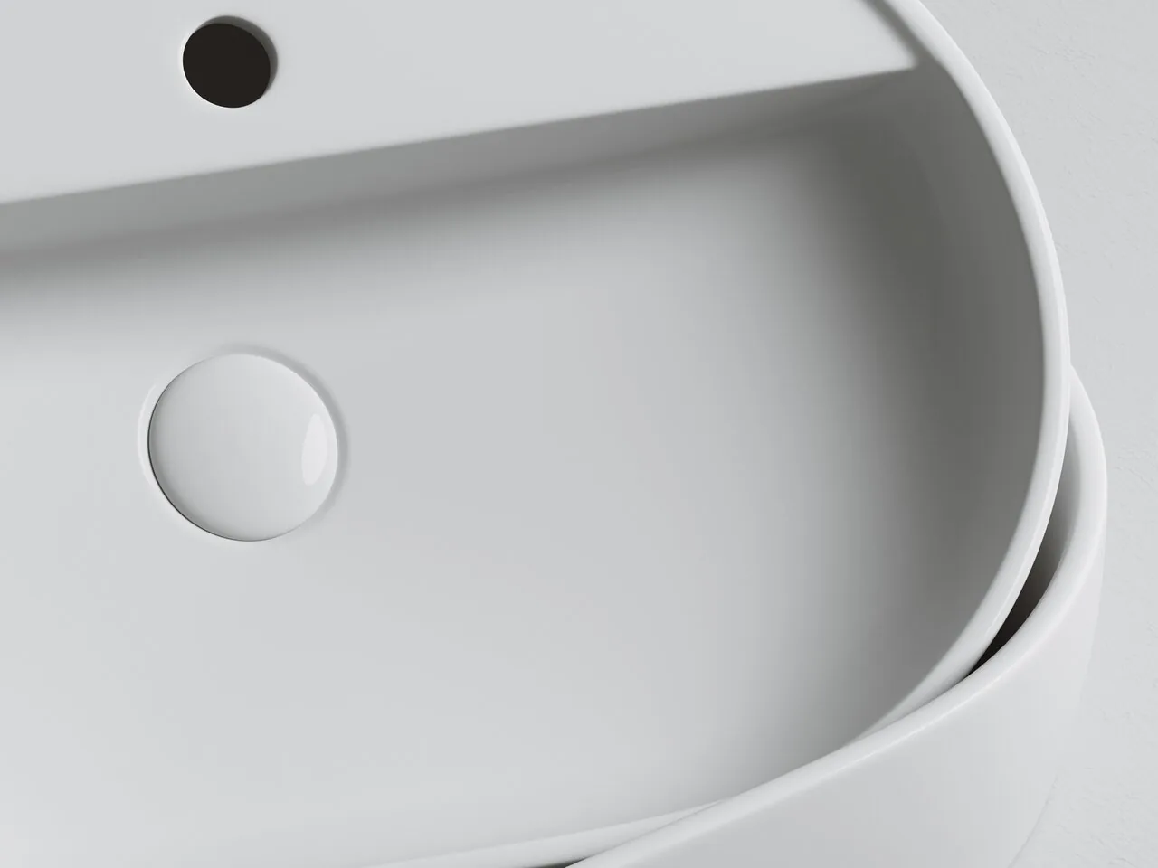 картинка Накладная раковина Ceramicanova Element CN6035 цвет белый 60х40 см 