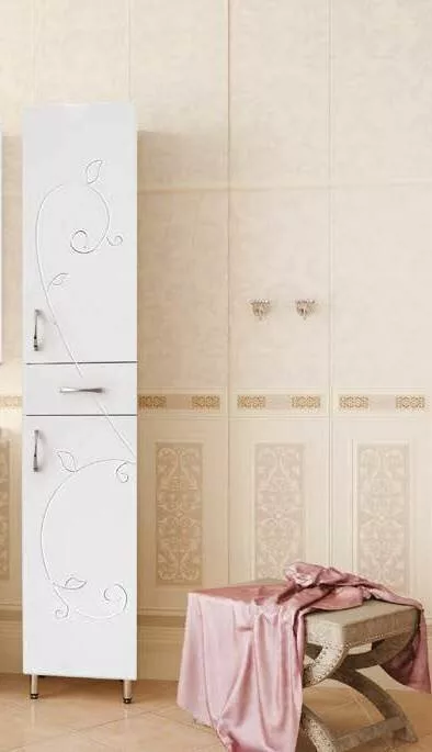 фото Шкаф-пенал Style Line Эко Фьюжн 36 белый ЛС-00000257 