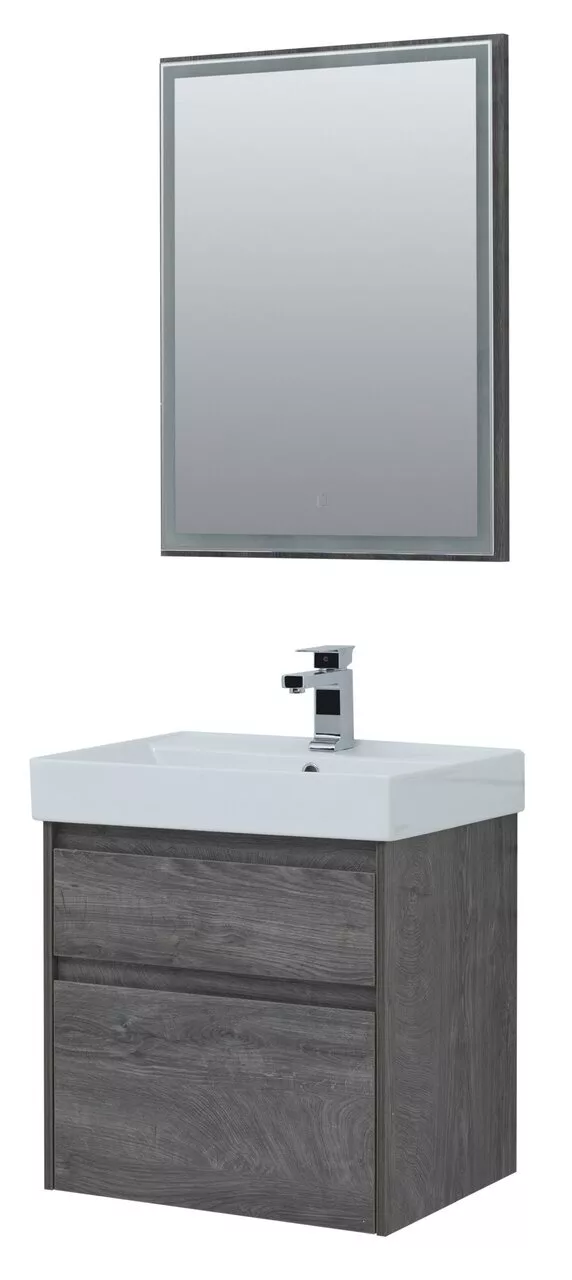 фото Мебель для ванной Aquanet Nova Lite 60 дуб рошелье (2 ящика) арт.00242920 