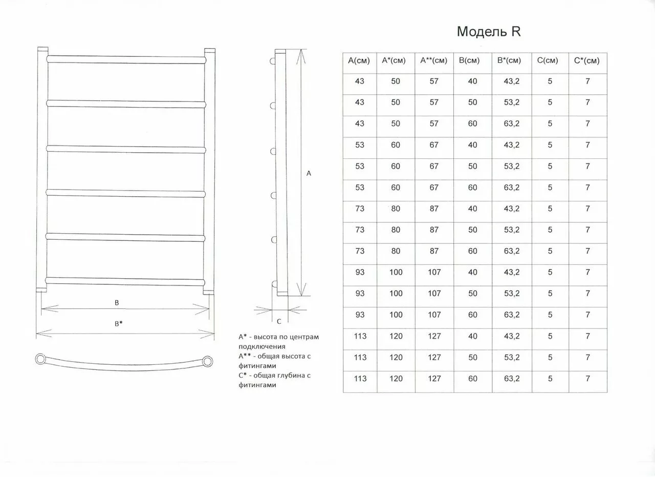 картинка Полотенцесушитель Двин R electro 60/50 1"-1/2" Электрический ТЭН справа К эл, Состаренная бронза (4627087859152) 