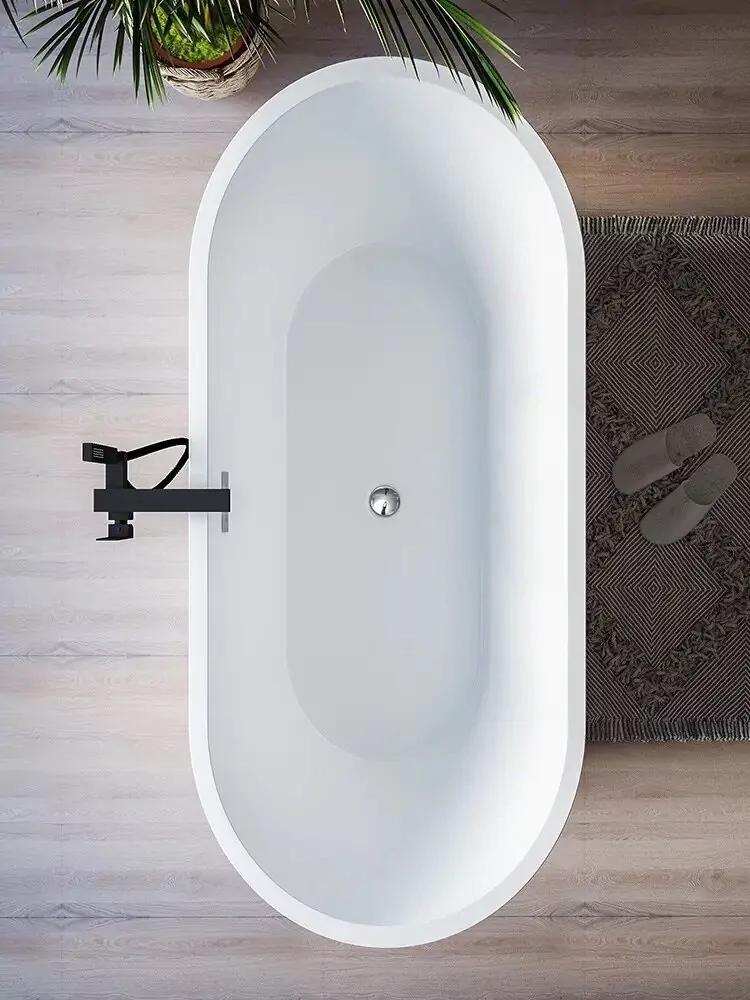 картинка Ванна Ceruttispa RESIA150 акриловая отдельностоящая 1500x750x580 