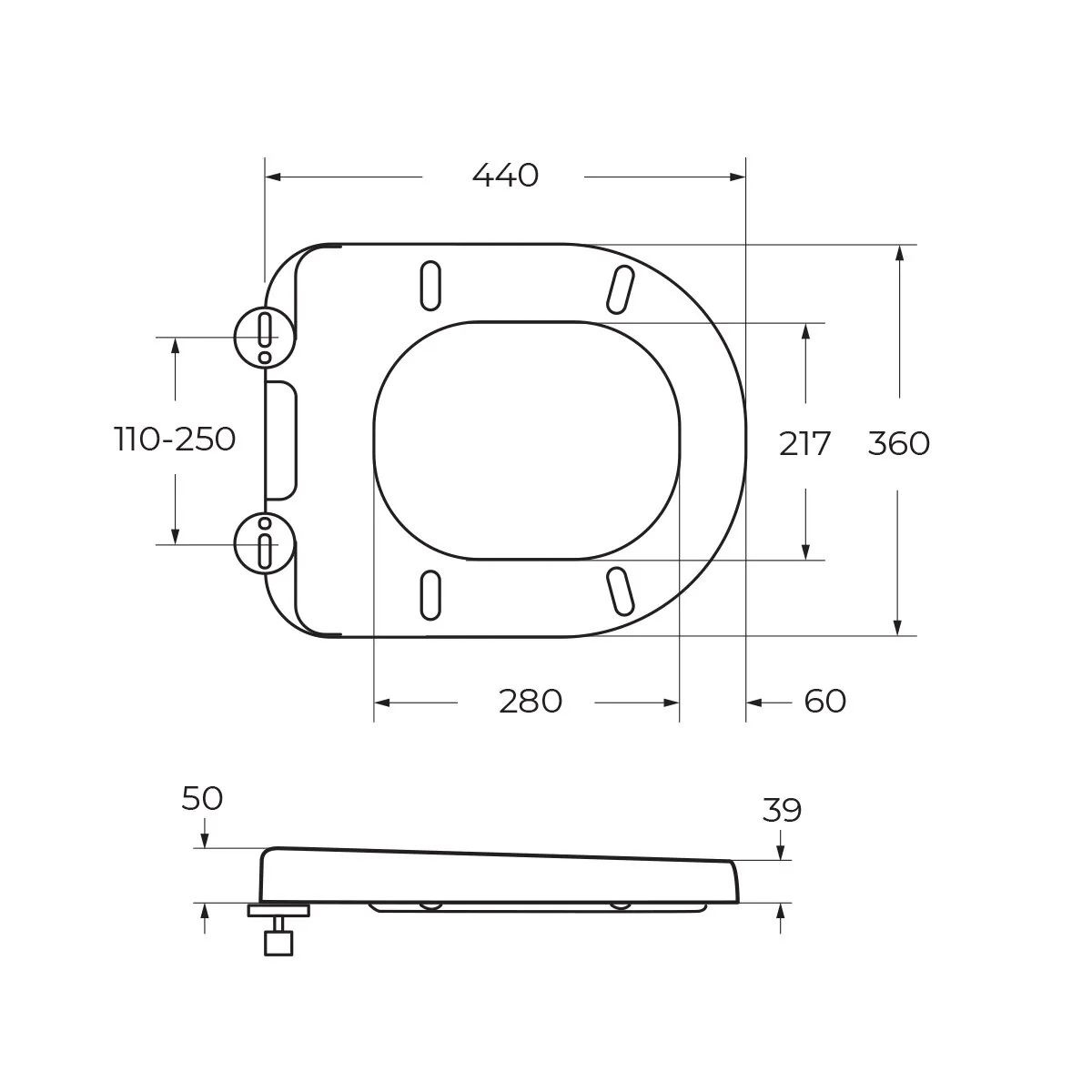 картинка Унитаз подвесной безободковый BelBagno FLAY-R BB053CHR/BB865SC 