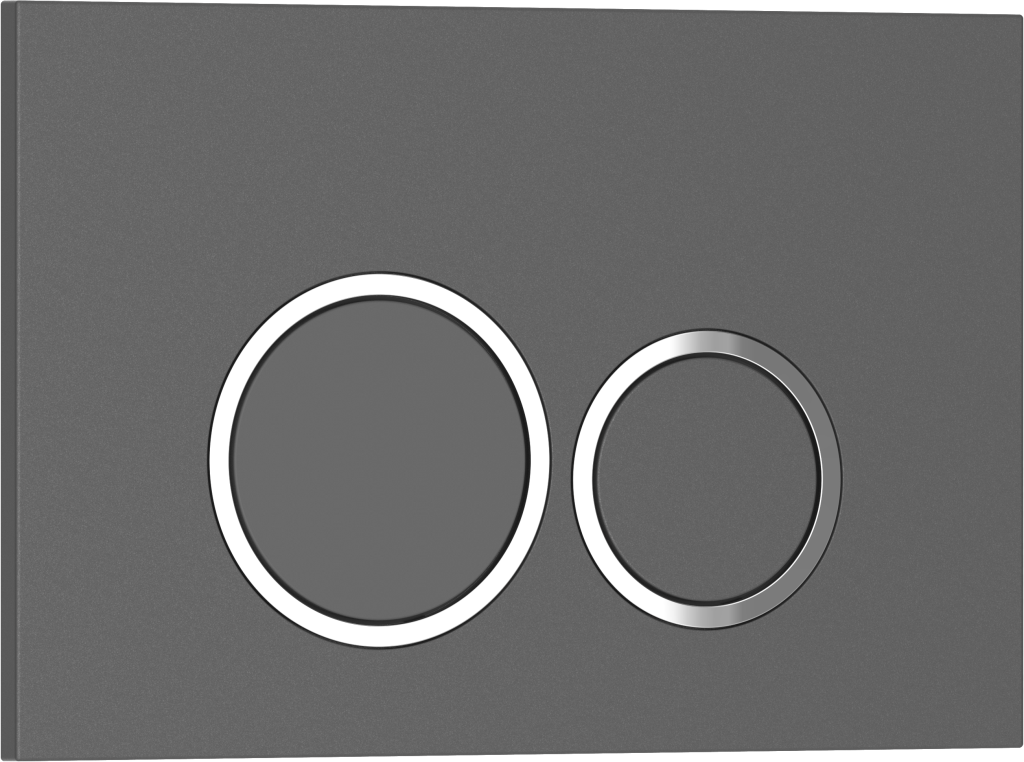 картинка Комплект 3 в 1 IBERICA BLANCA инсталляция с унитазом BILBAO ALTO IB.BLA.231.1B1 клавишей серый матовый ESTI-O IB.B082.007.000 