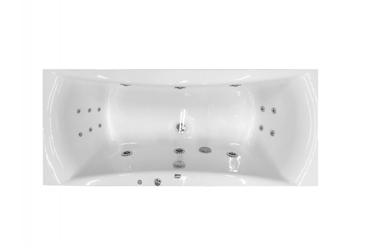 картинка Акриловая ванна Relisan Xenia 200x90 с каркасом и слив-переливом 