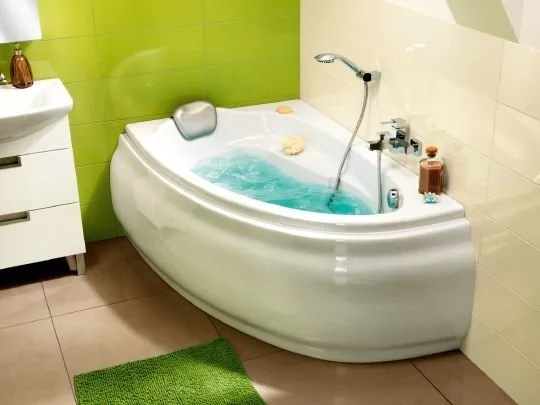 картинка Акриловая ванна Cersanit Joanna 160 L ультра белый 