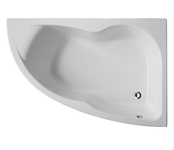 картинка Акриловая ванна Jacob Delafon Micromega Duo 150x100 R с каркасом SF218RU-NF и со слив-переливом E6D159-CP P хром 