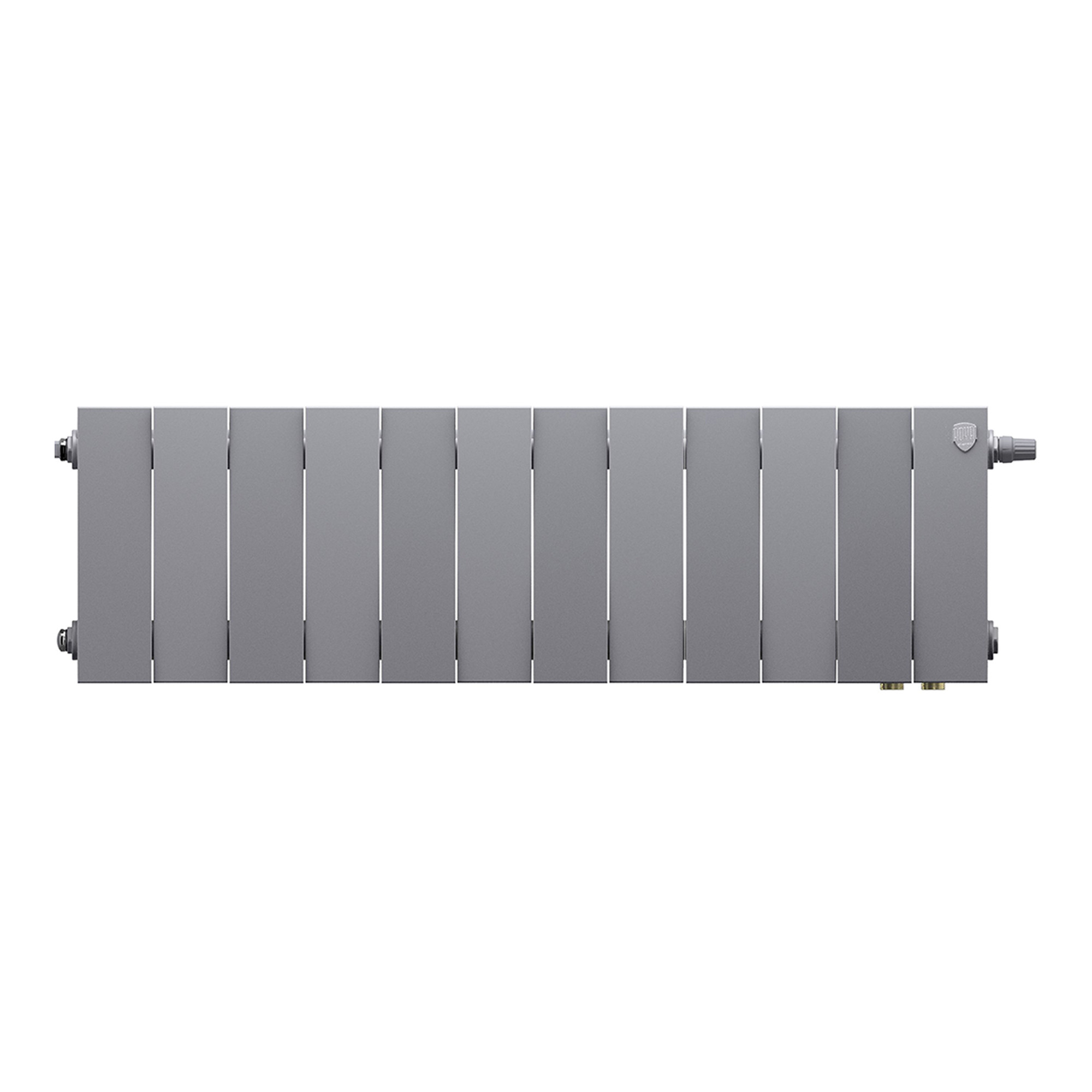 картинка Радиатор биметаллический Royal Thermo PianoForte 200 Серебристый VR80- 12 секции 
