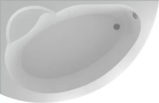 картинка Акриловая ванна Акватек Аякс 2 L, вклеенный каркас 