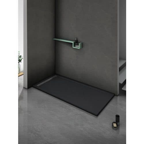 фото Душевой поддон WeltWasser WW TRS 14080 Stone-BL черный 