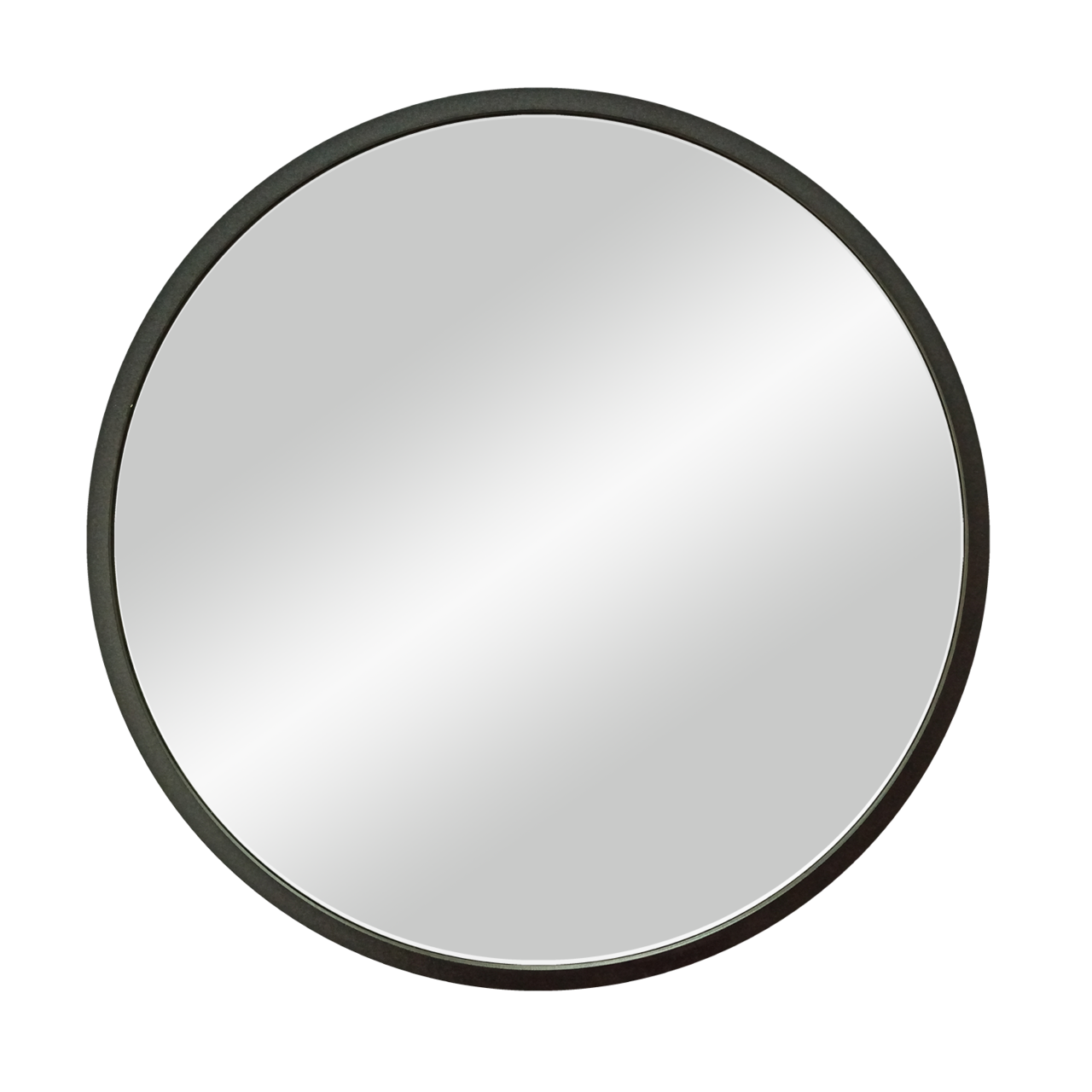 фото Зеркало Континент "Мун" черный D 700 в МДФ раме 