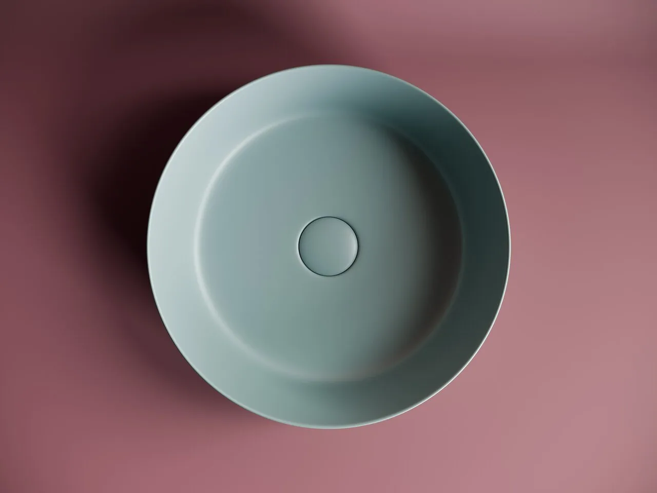 картинка Накладная раковина Ceramicanova Element CN6022MLG цвет зеленый матовый 39х39 см 