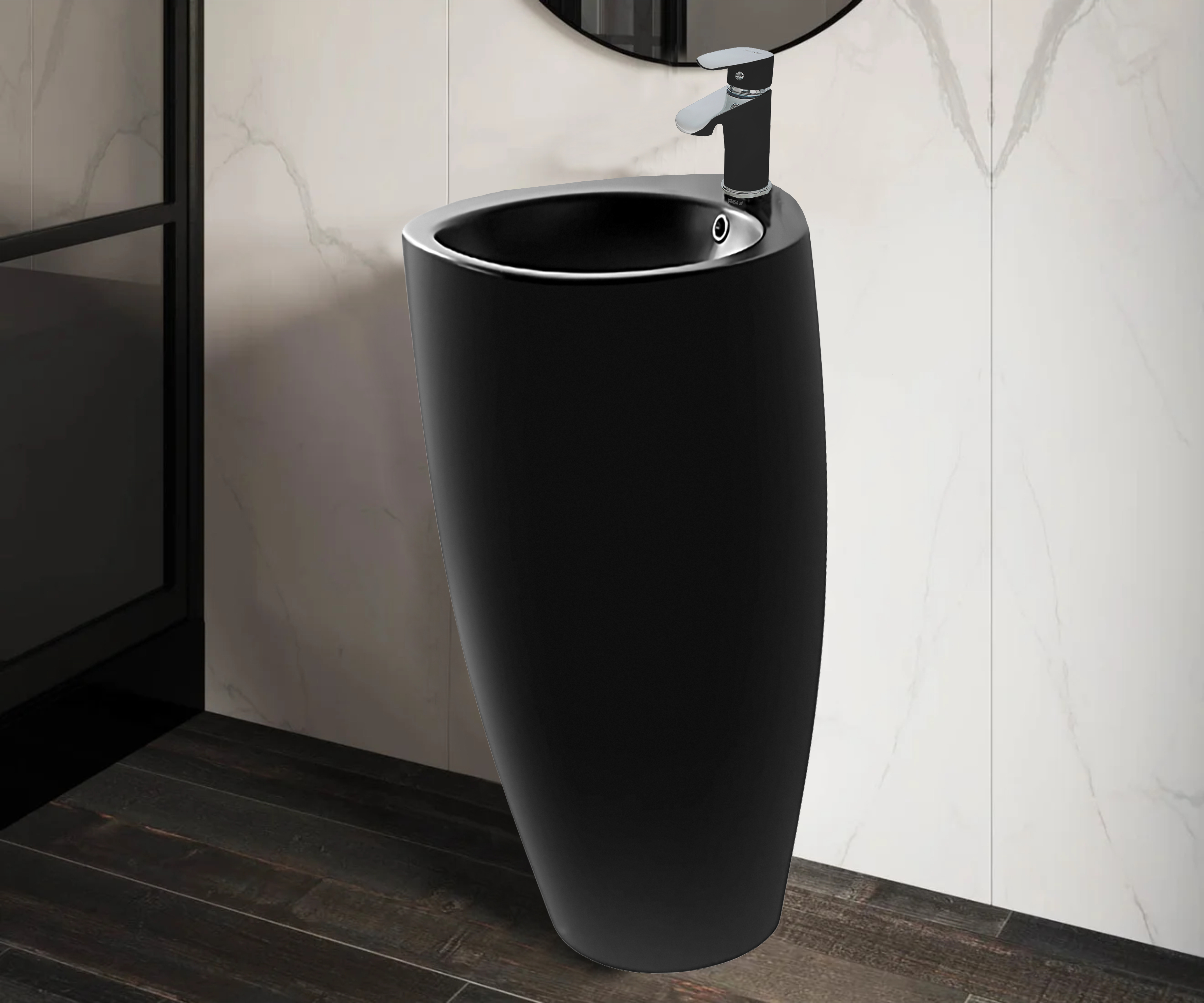 картинка Раковина WeltWasser WW LEERBACH 3838 MT-BL 