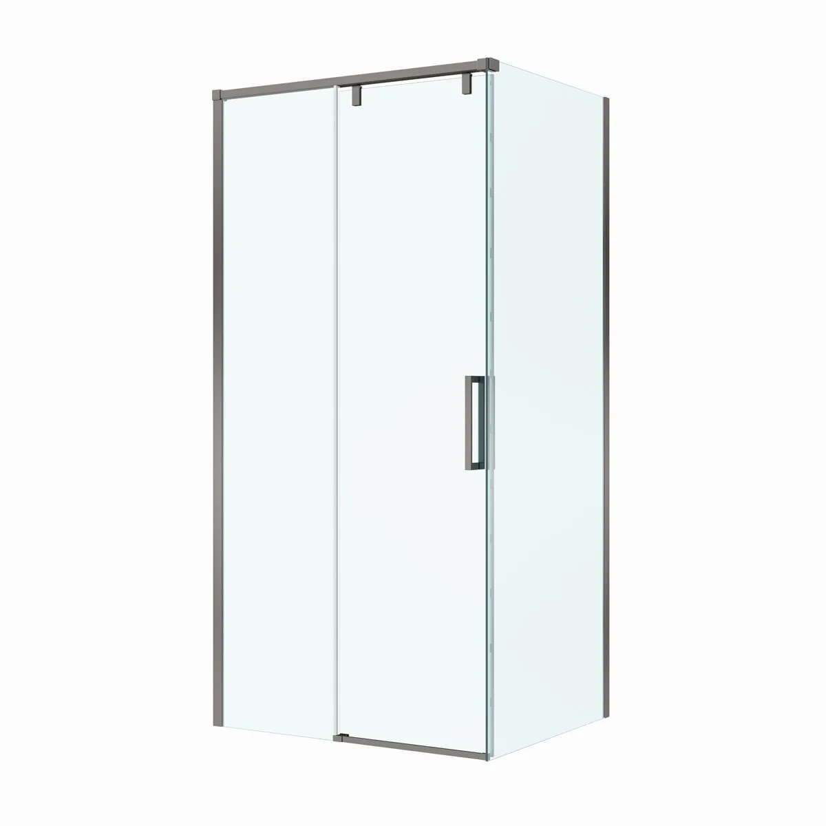 фото Душевой уголок BelBagno SOFT_CLOSE-1-AH-1-100/80-C-GM 