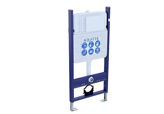 картинка Инсталляция для подвесного унитаза (без верхней планки) Aquatek ECO Standart 1130х500х100 мм 