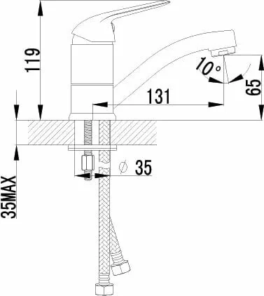 картинка Смеситель для раковины Lemark Plus Advance LM1207C 