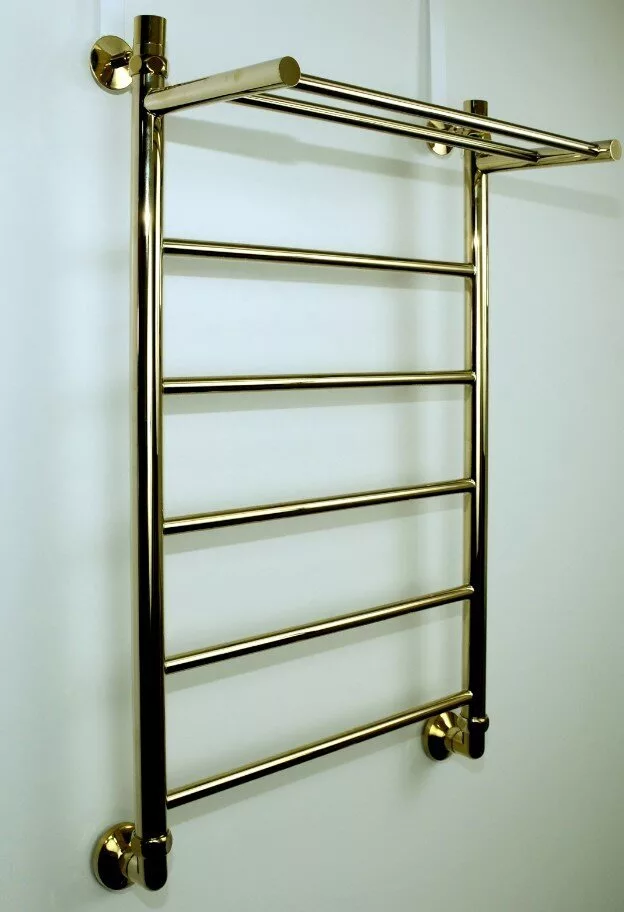 картинка Полотенцесушитель Двин Fj 100/50 1"-1/2" Универсальный  К3, Золотой хром (4627166898720) 