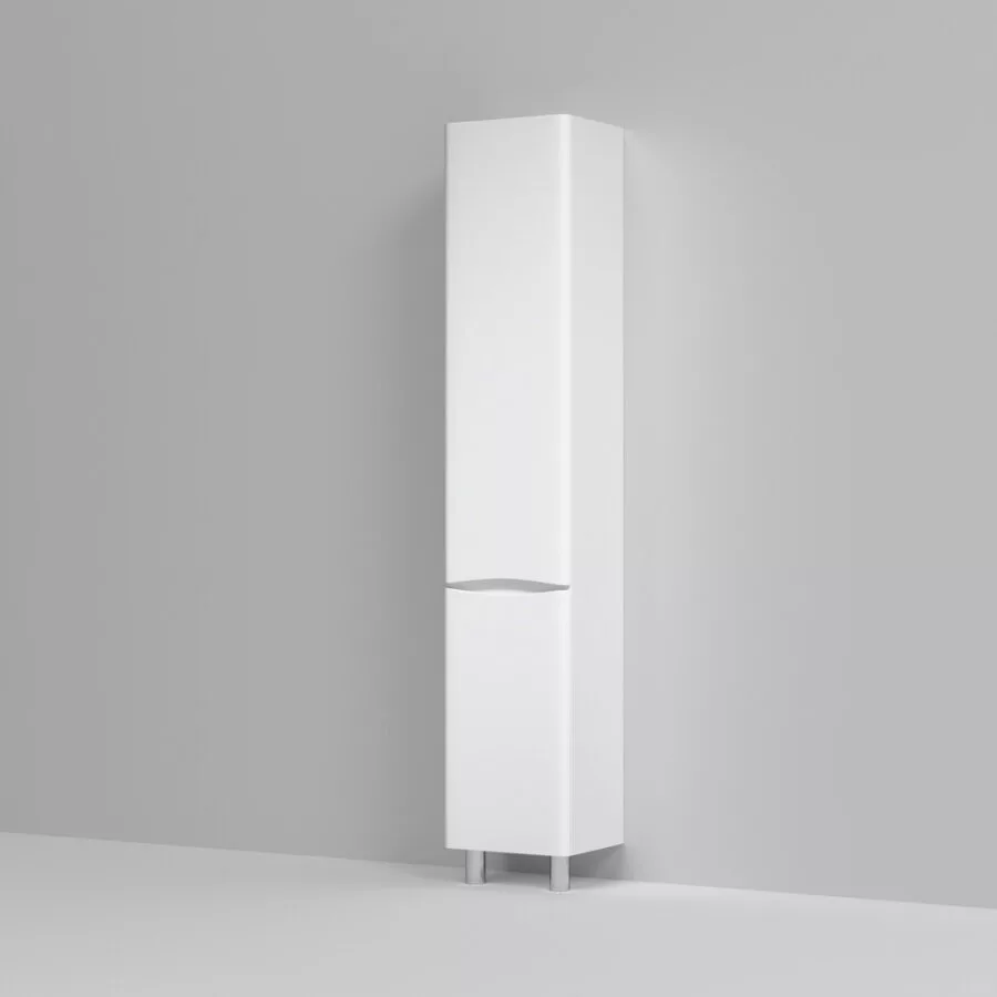 фото Шкаф-колонна AM.PM Like M80CSR0356WG напольный правый 35 см двери белый глянец 