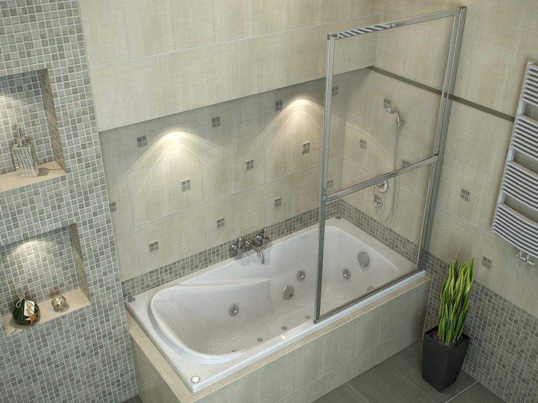 картинка Акриловая ванна Eurolux ALLA 150x75 с каркасом, экраном и слив-переливом 
