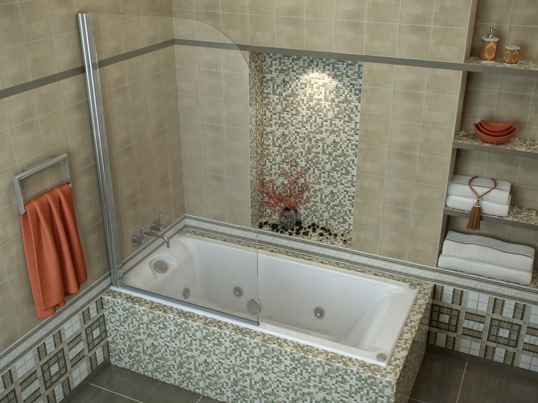 картинка Акриловая ванна Eurolux QWATRY 170x70 с каркасом и экраном 