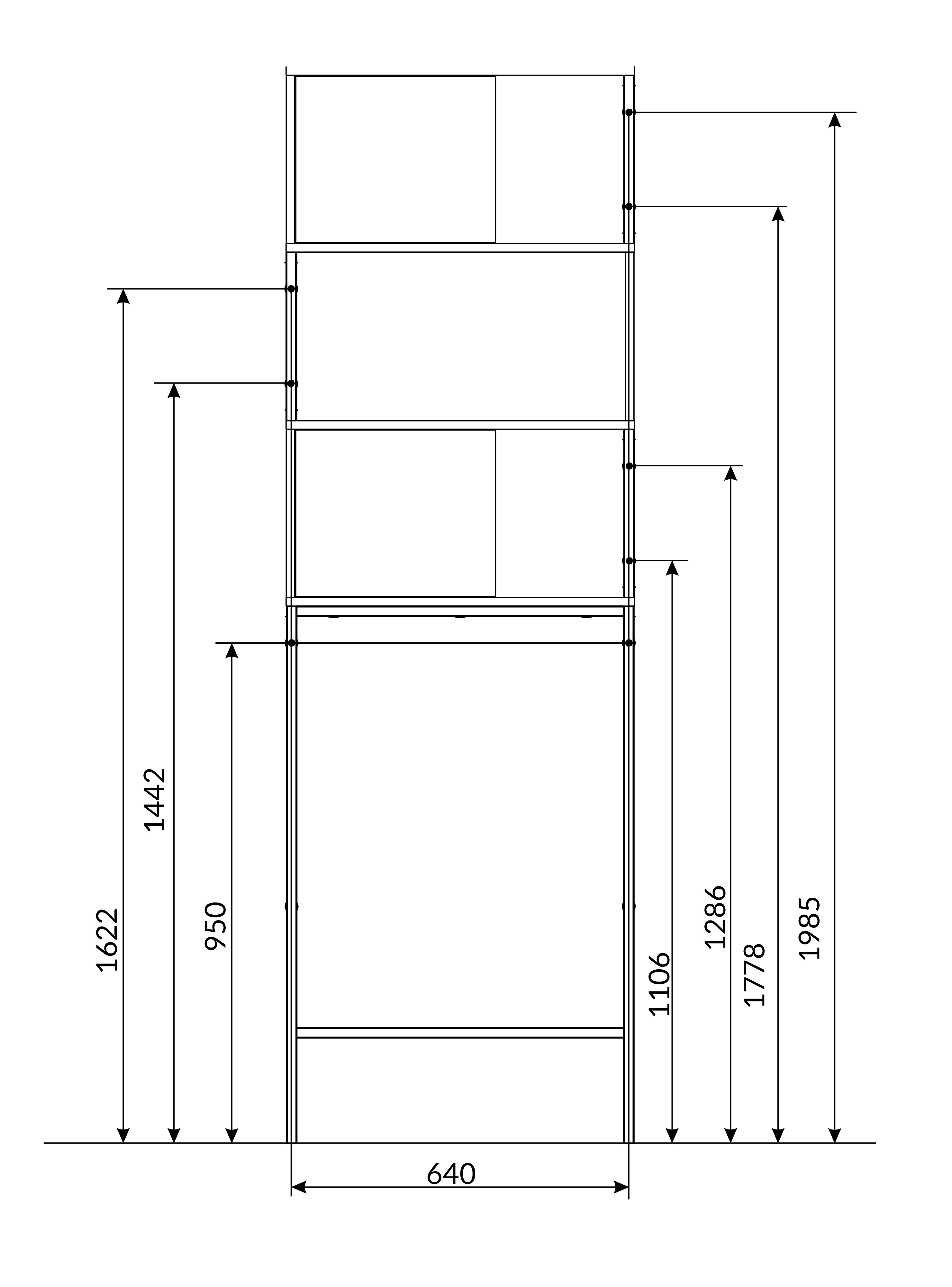 фото Шкаф 1Marka Grunge Loft 200х6, дуб вотан 