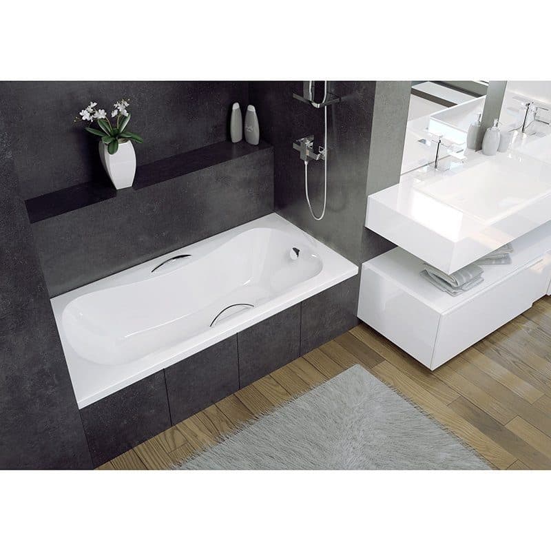 картинка Акриловая ванна Besco Aria Prosafe 150x70 с каркасом KMP15070 