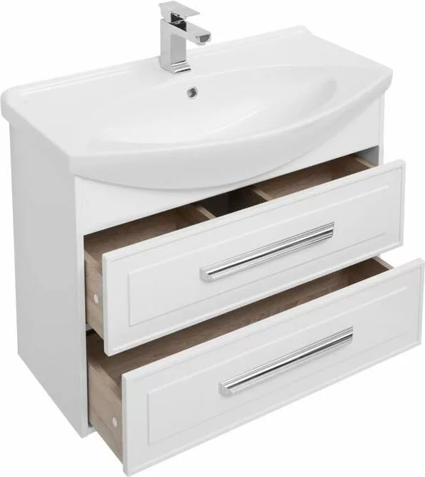 фото Тумба с раковиной Aquanet Остин 85 белый арт. 00212637 