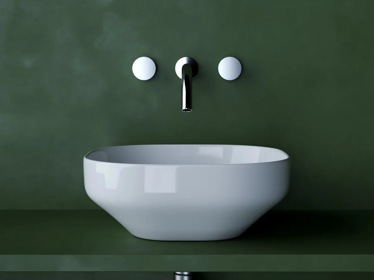 картинка Накладная раковина Ceramicanova Element CN5032 цвет белый 38х38 см 