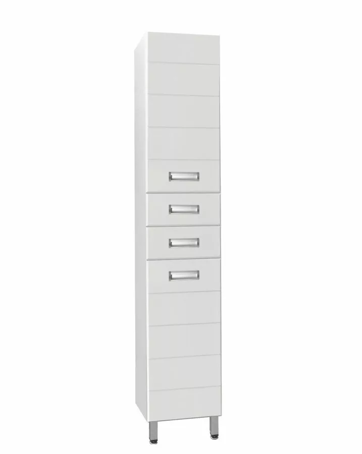 фото Шкаф-пенал Style Line Ирис 36 белый ЛС-00000195 