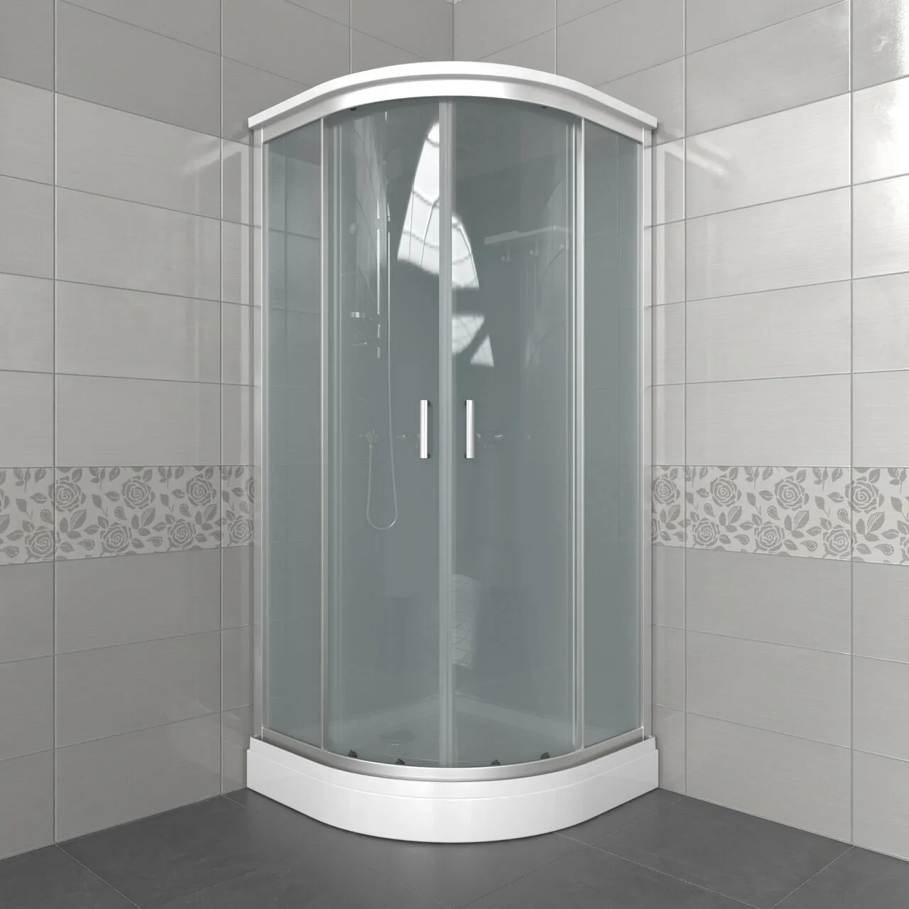 картинка Душевая кабина Triton Прайм-Сатин-Вельвет 90 А 