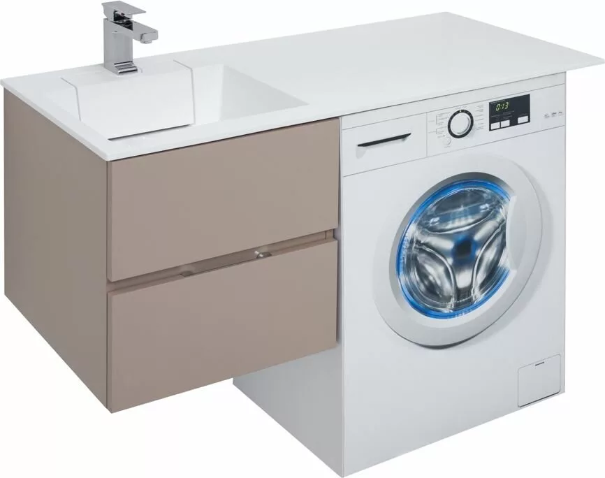фото Тумба с раковиной Aquanet Алвита 120 L капучино арт. 00243775 