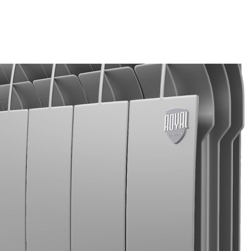 картинка Радиатор алюминиевый Royal Thermo Biliner Alum 500 Silver Satin 8 секций 
