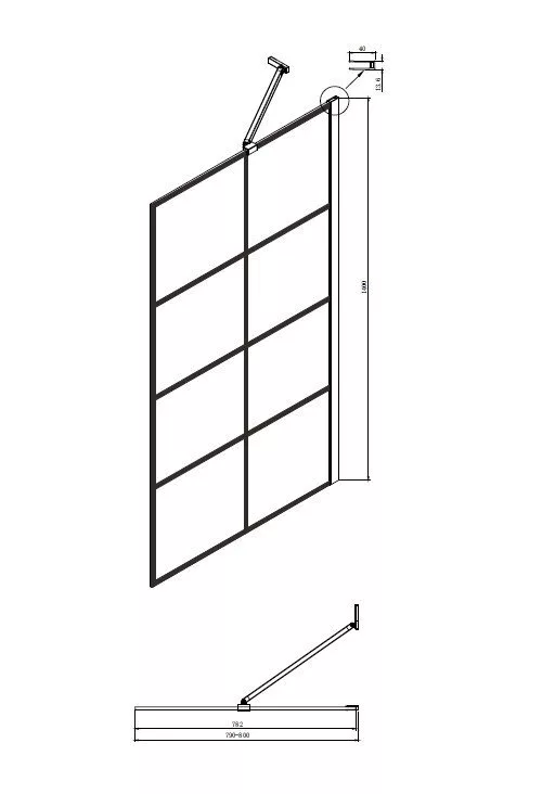 картинка Шторка для ванны Ambassador Bath Screens 16041209 