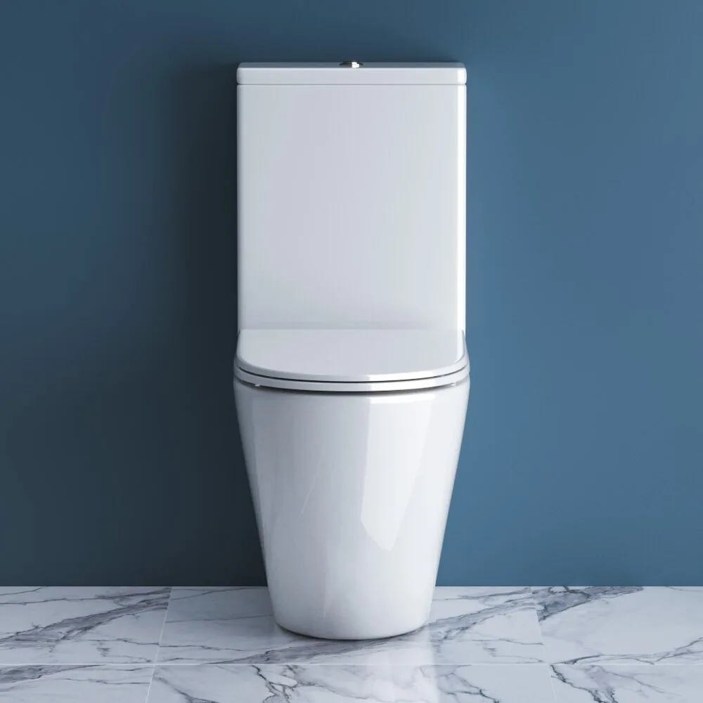 картинка Унитаз-компакт безободковый BelBagno SFERA-R BB2141CPR/BB870SC 