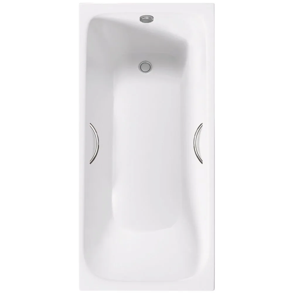 картинка Ванна чугунная Delice Continental PLUS 100х70 с отверстиями под ручки DLR230642R 