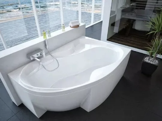 картинка Акриловая ванна Акватек Вега R, с фронтальным экраном 