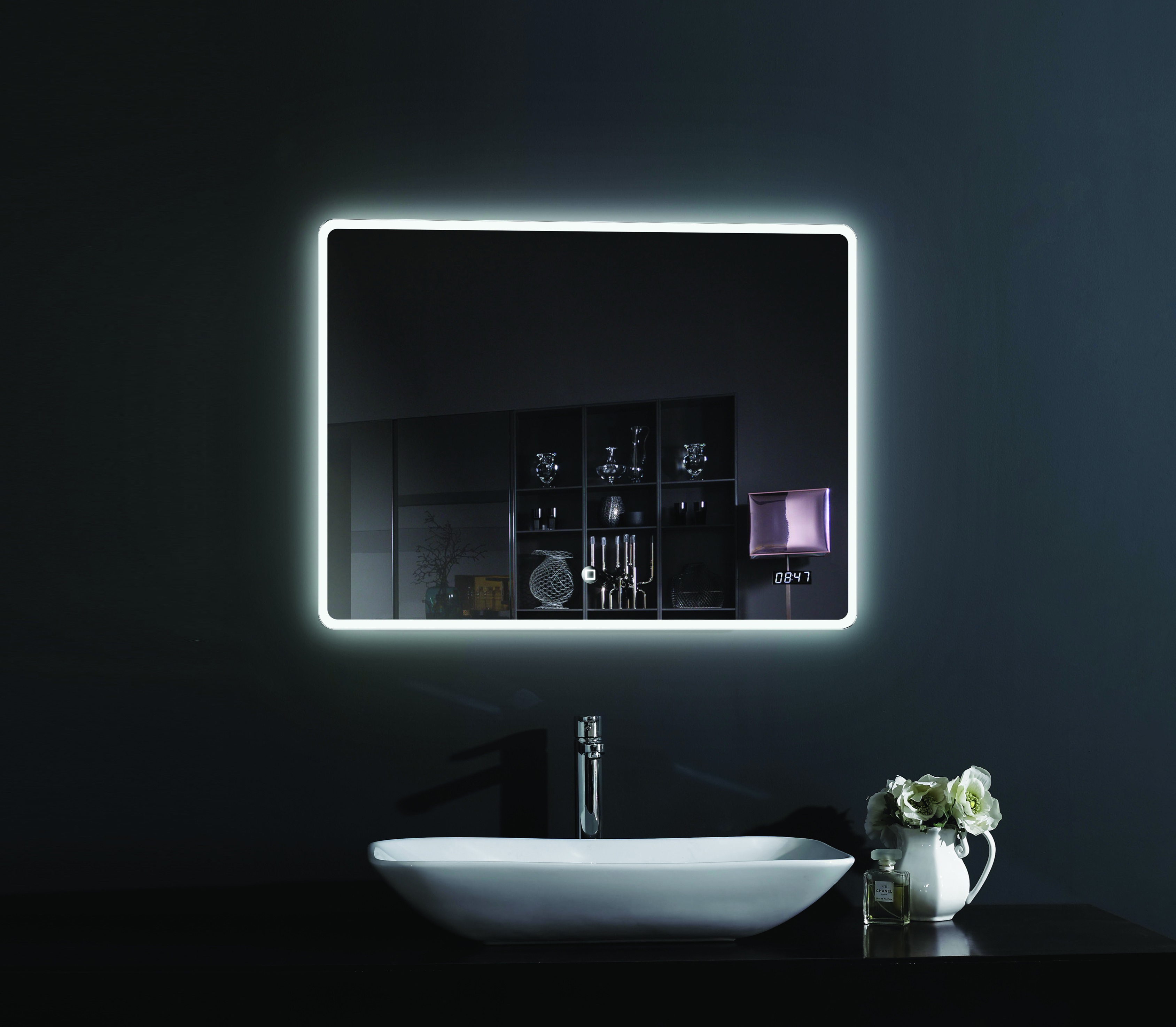 Зеркало для ванной с подсветкой 60