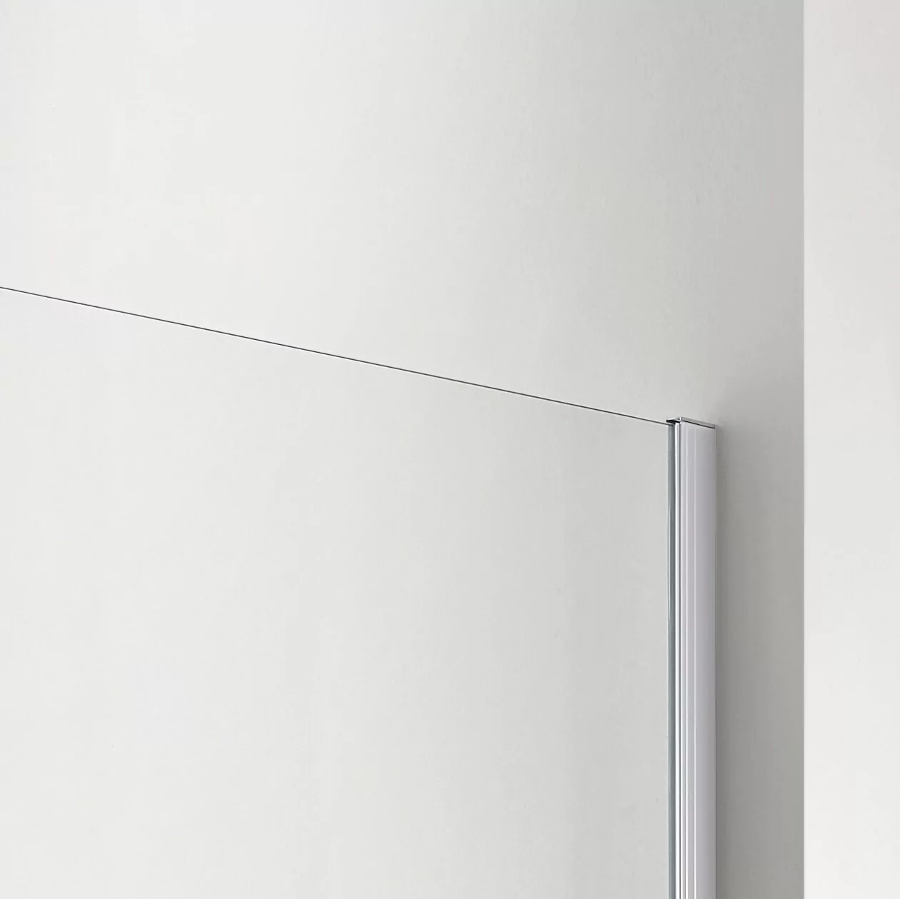 фото Душевая перегородка Aquatek AQ WIW 14020CH Walk in с держателем 1400x2000 профиль хром стекло прозрачное 