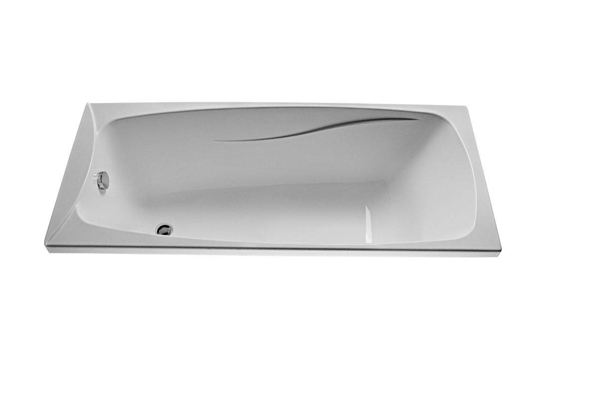 картинка Акриловая ванна Eurolux TROYA 170x70 с каркасом, экраном и слив-переливом 