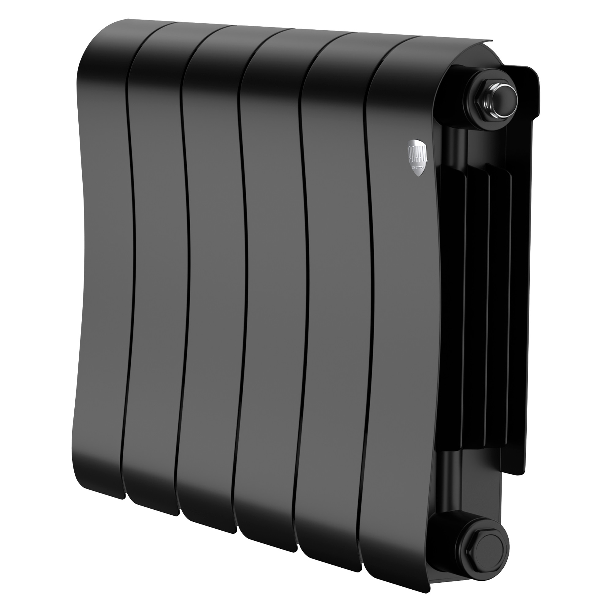 картинка Радиатор биметаллический Royal Thermo Infinity 300 Noir Sable 6 секций 