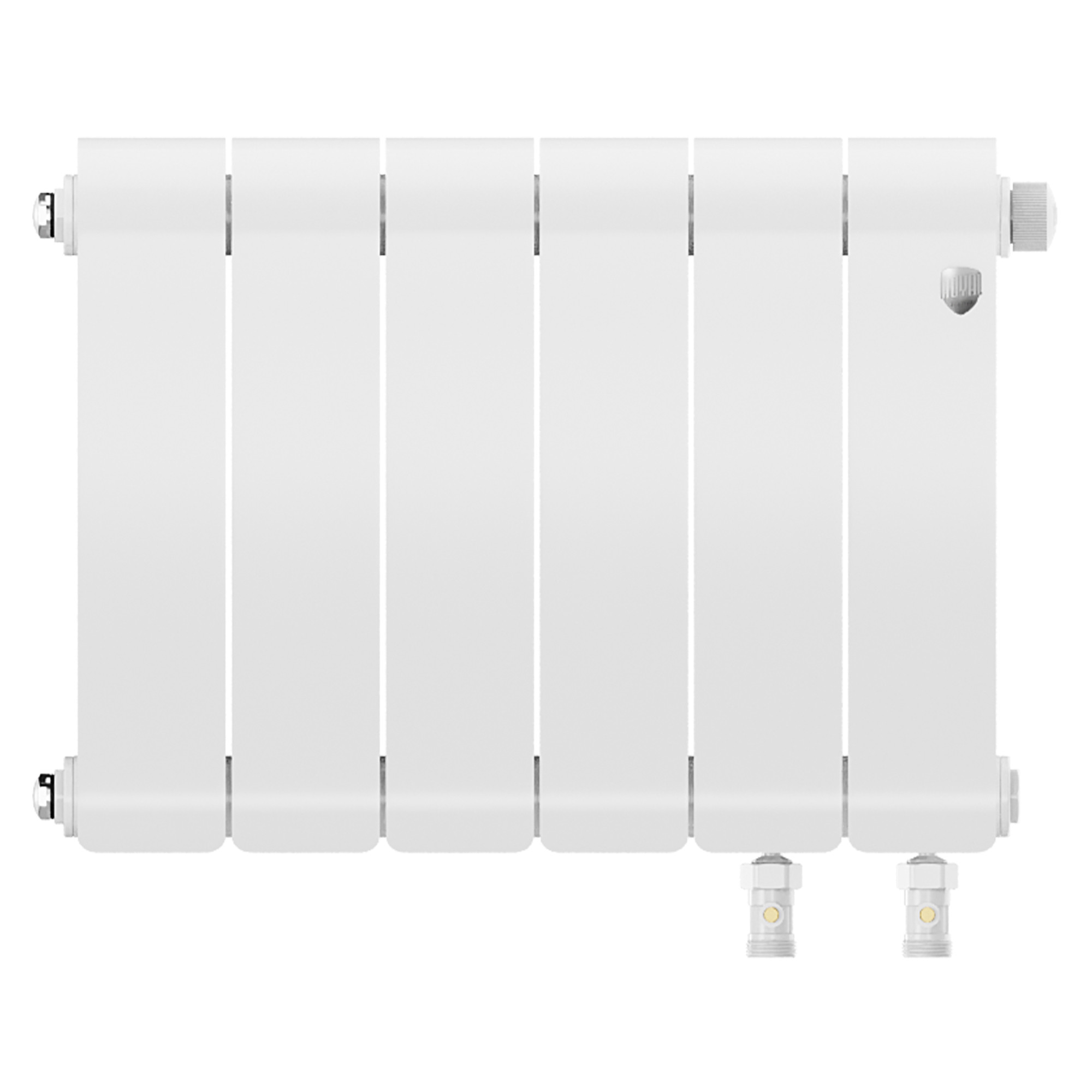картинка Радиатор биметаллический Royal Thermo Infinity 300 Bianco Traffico VR80 6 секций 