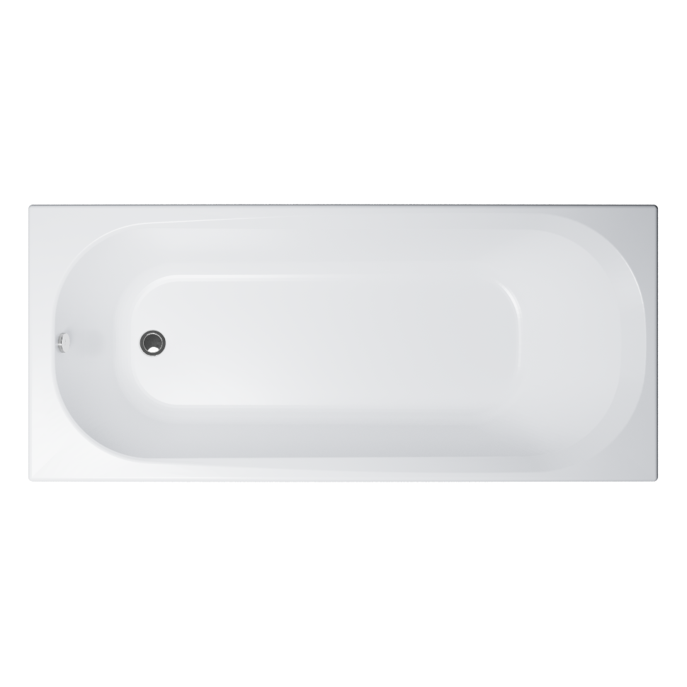 картинка Акриловая ванна Triton Дина 170 с каркасом и слив-переливом 