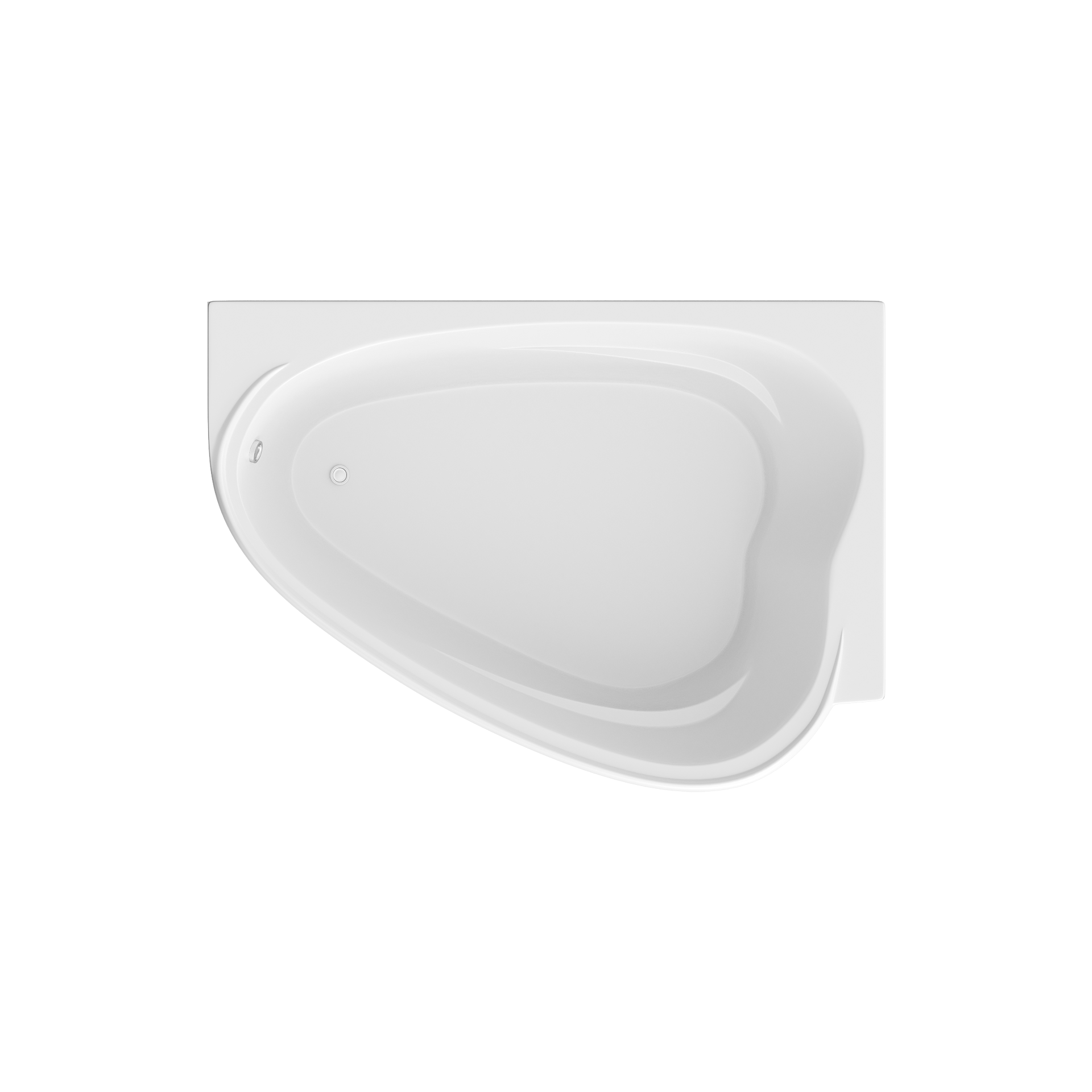 картинка Ванна Marka One LOVE 185х135 R с каркасом и слив-переливом 