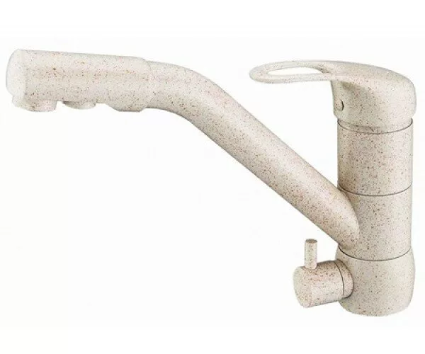 картинка Смеситель для кухонной мойки ZORG Sanitary ZR 400 KF-12 КВАРЦ 