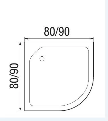 картинка Душевая кабина River Nara Light 80/15 б/к 