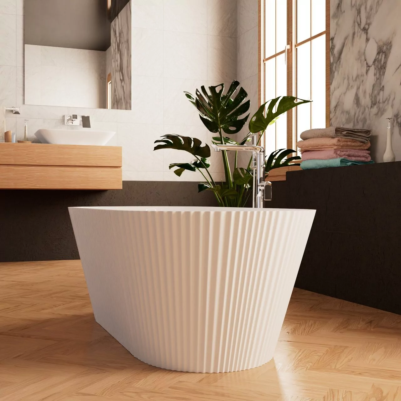 картинка Ванна Frank F6103 White отдельностоящая 170х75х55 см 